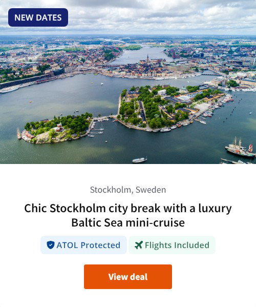 Chic Stockholm city break with a luxury Baltic Sea mini-cruise
