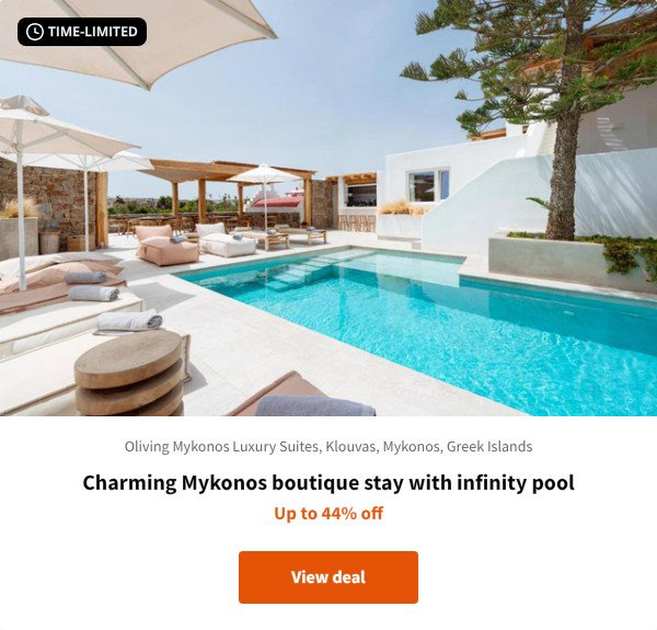 Charming Mykonos boutique stay with infinity pool