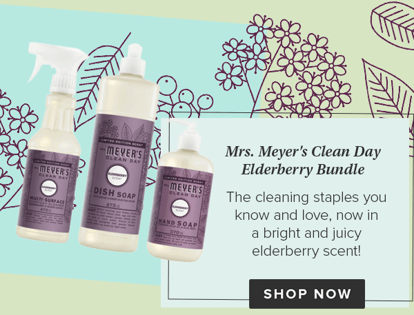 Mrs. Meyer's Clean Day Elderberry Bundle