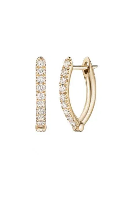 Image of small cristina diamond earrings