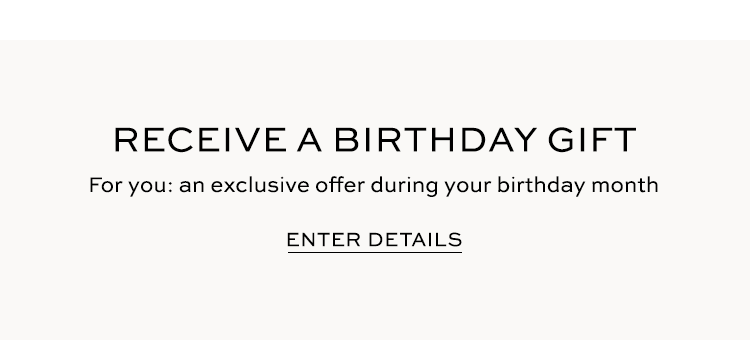 Receive a Birthday Gift Enter Details