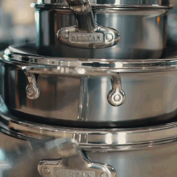GIF: Video showing Hestan cookware
