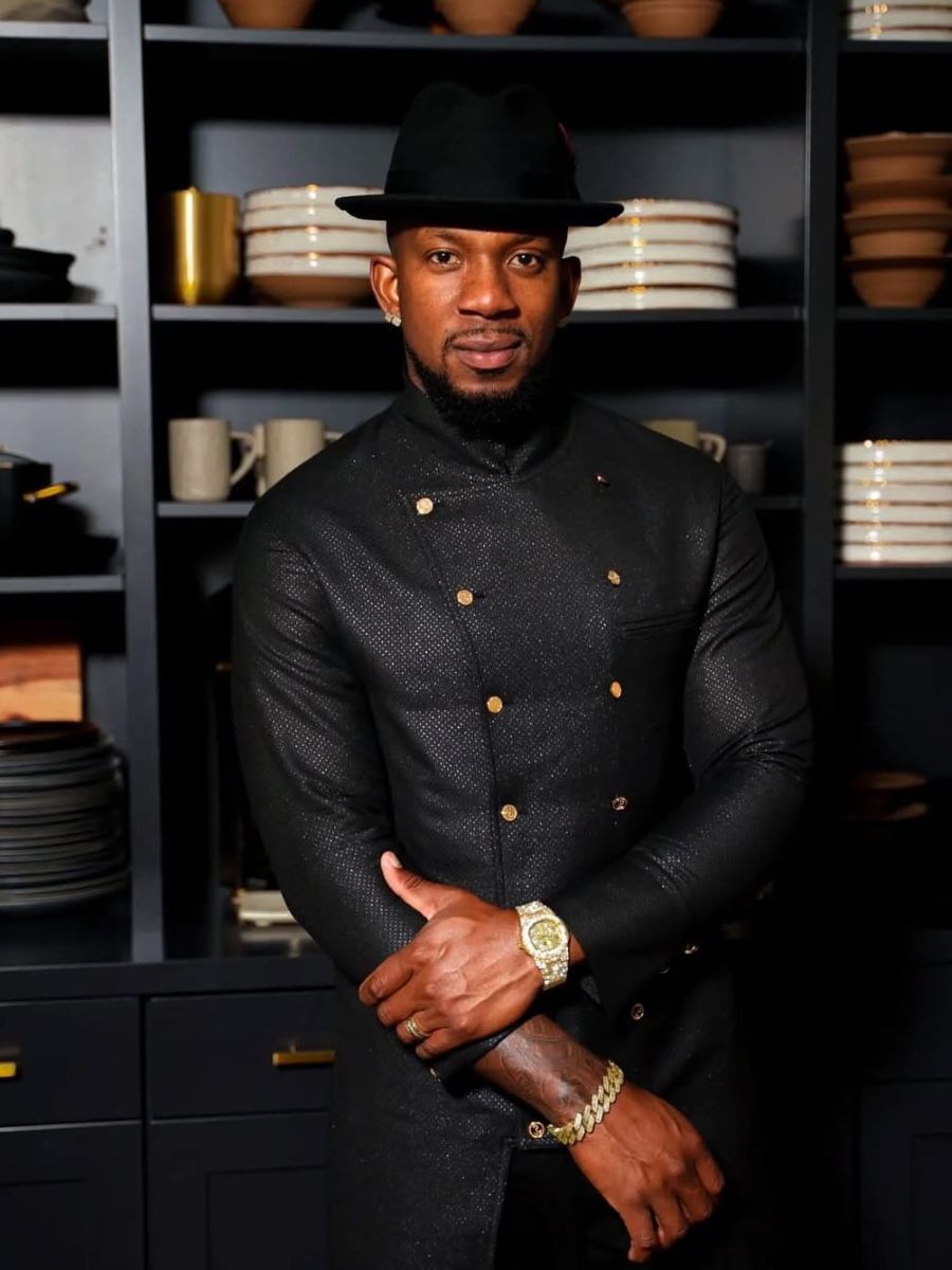 IMG: Chef Darian Bryan standing in the kitchen