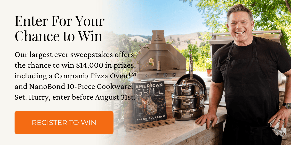 Enter For Your Chance to Win. Our largest ever sweepstakes offers the chance to win $14,000 in prizes, including a Campania Pizza Oven™ and NanoBond 10-Piece Cookware. Set. Hurry, enter before August 31st. Click here to enter.