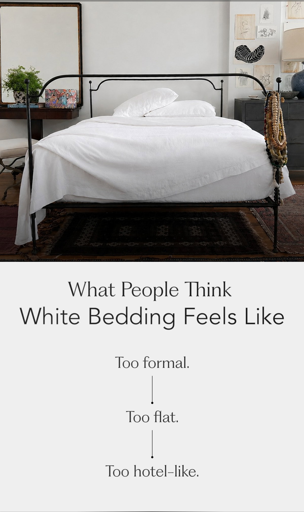 What People Think  White Bedding Feels Like