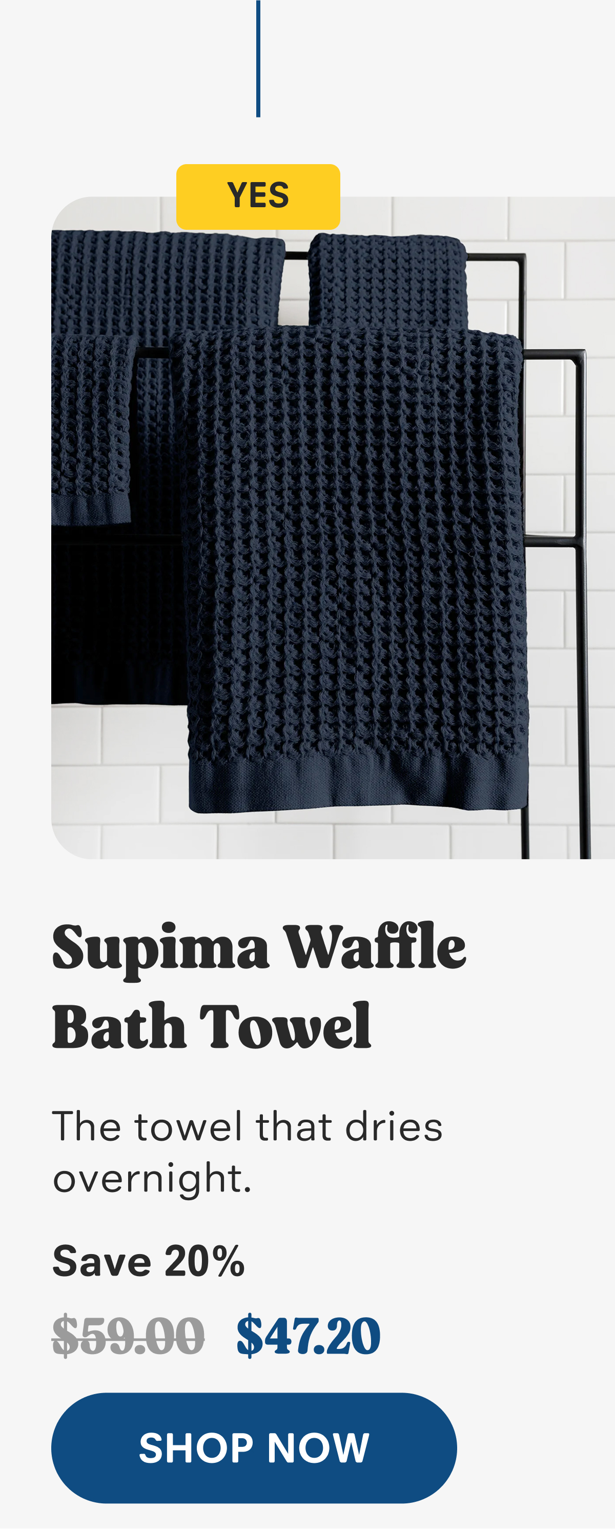Supima Waffle Bath Towel