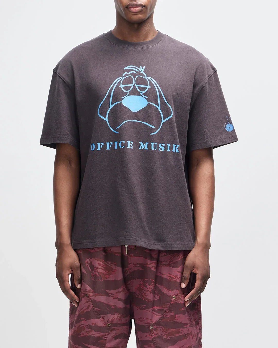 Image of Office Musique Tee - Anthracite