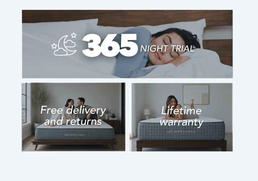 365 night trial | Free delivery and returns | Lifetime Warranty 
