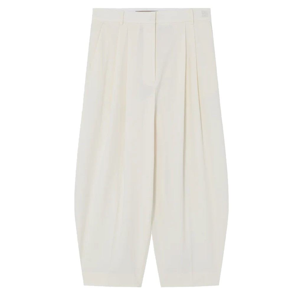 Image of Enora Barrel Leg Trousers - Jet Stream