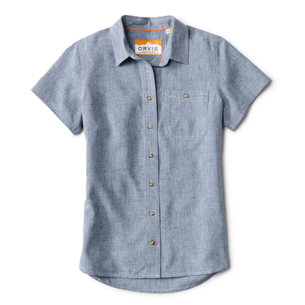 Women’s Tech Chambray Short-Sleeve Work Shirt