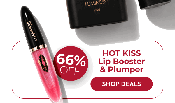 HOT KISS LIP PLUMPER: Plump and hydrate your lips with a glossy finish that lasts through every celebration.