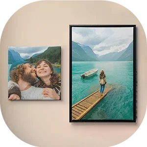Foto op canvas