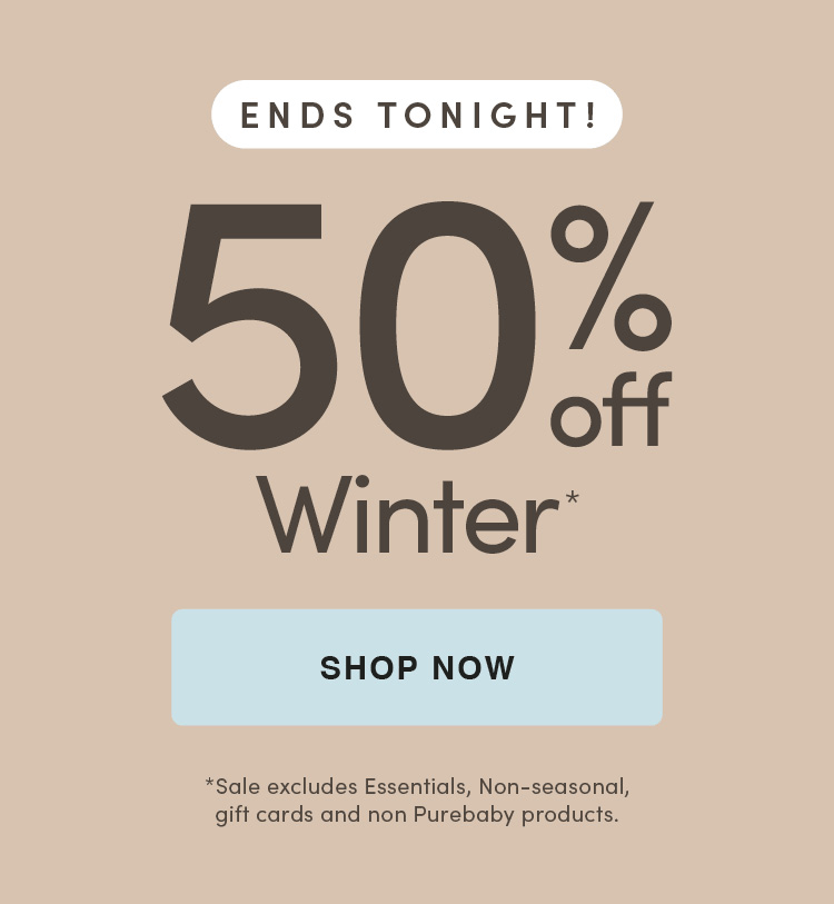 Purebaby 50% Off Winter