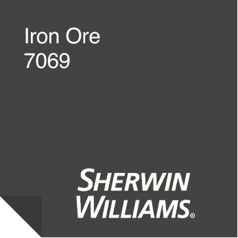 Sherwin-Williams Iron Ore Paint Sample
