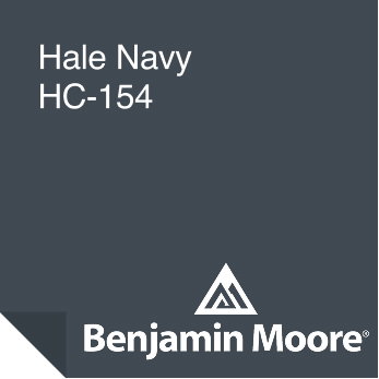 Benjamin Moore Hale Navy Paint Sample