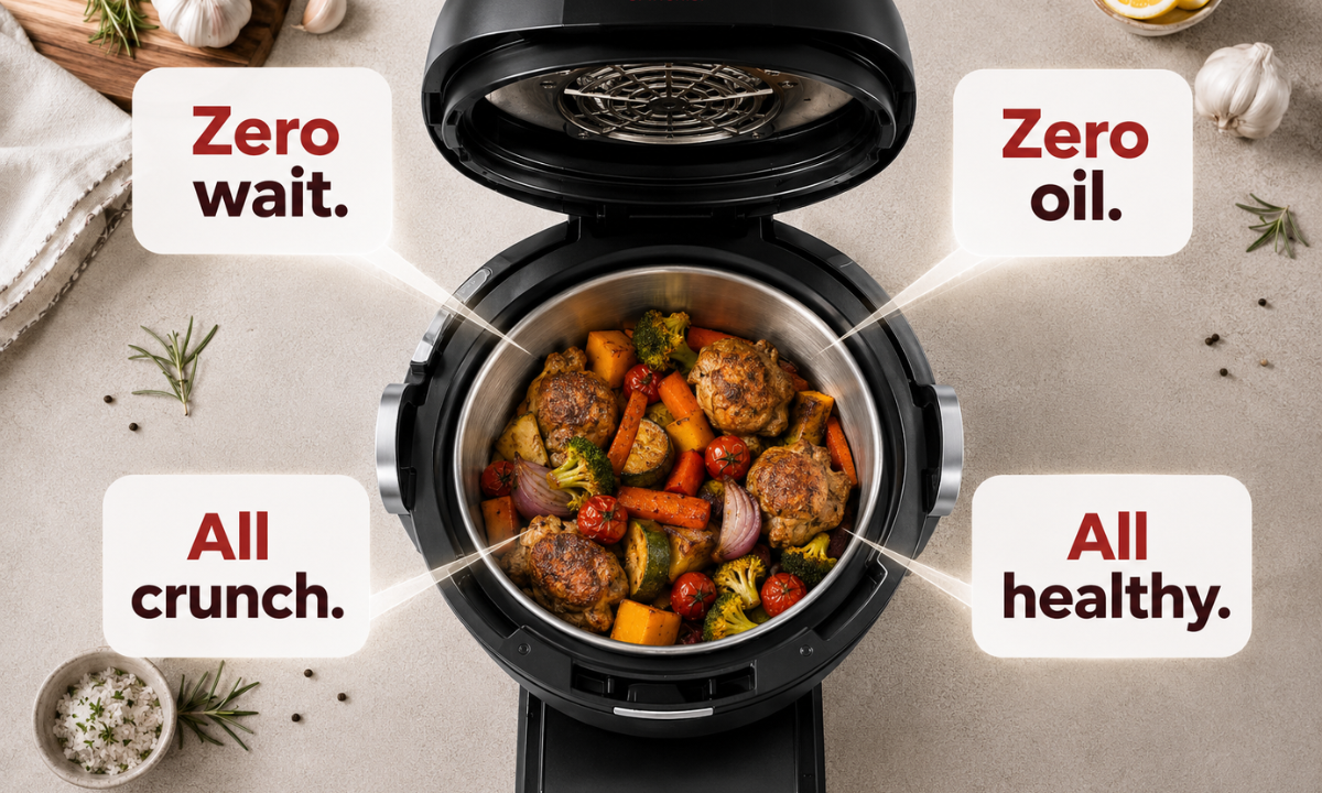 Spin Crisp airfryer main points