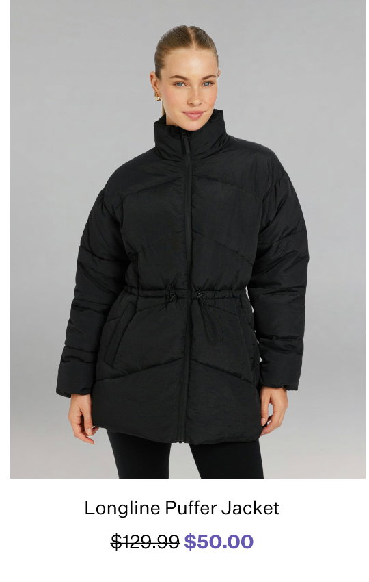 Longline Puffer Jacket