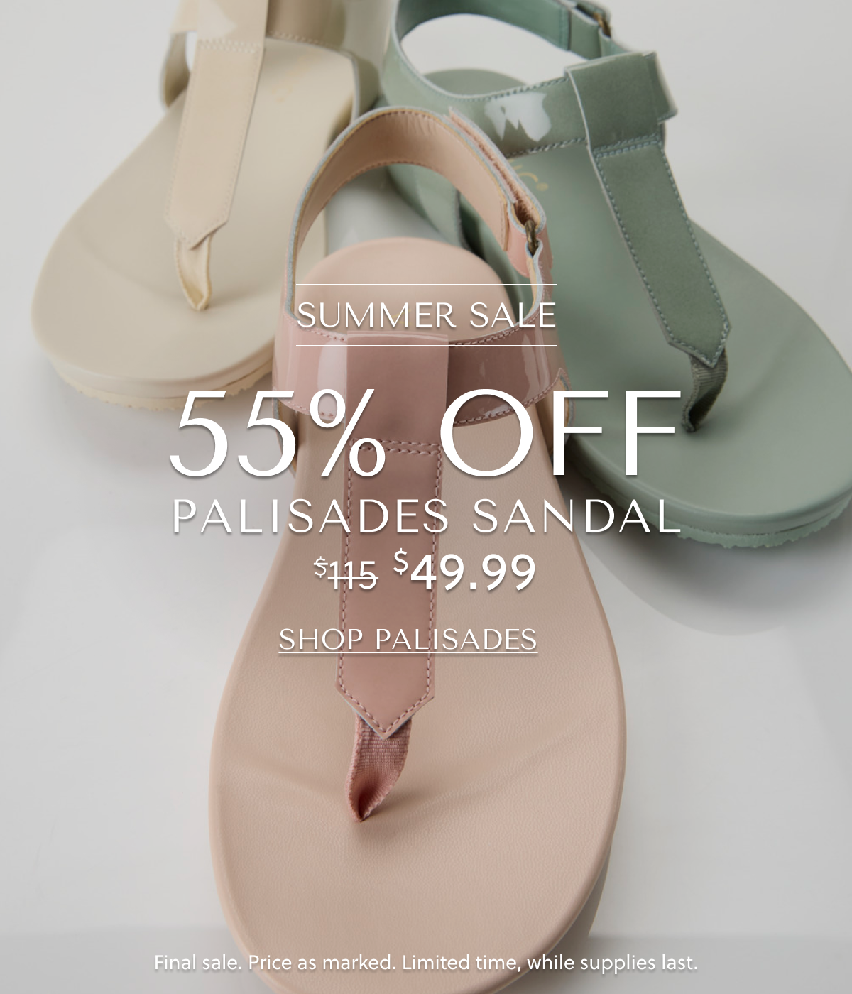 55% Off Palisades Sandal