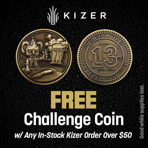 Free Kizer Challenge Coin