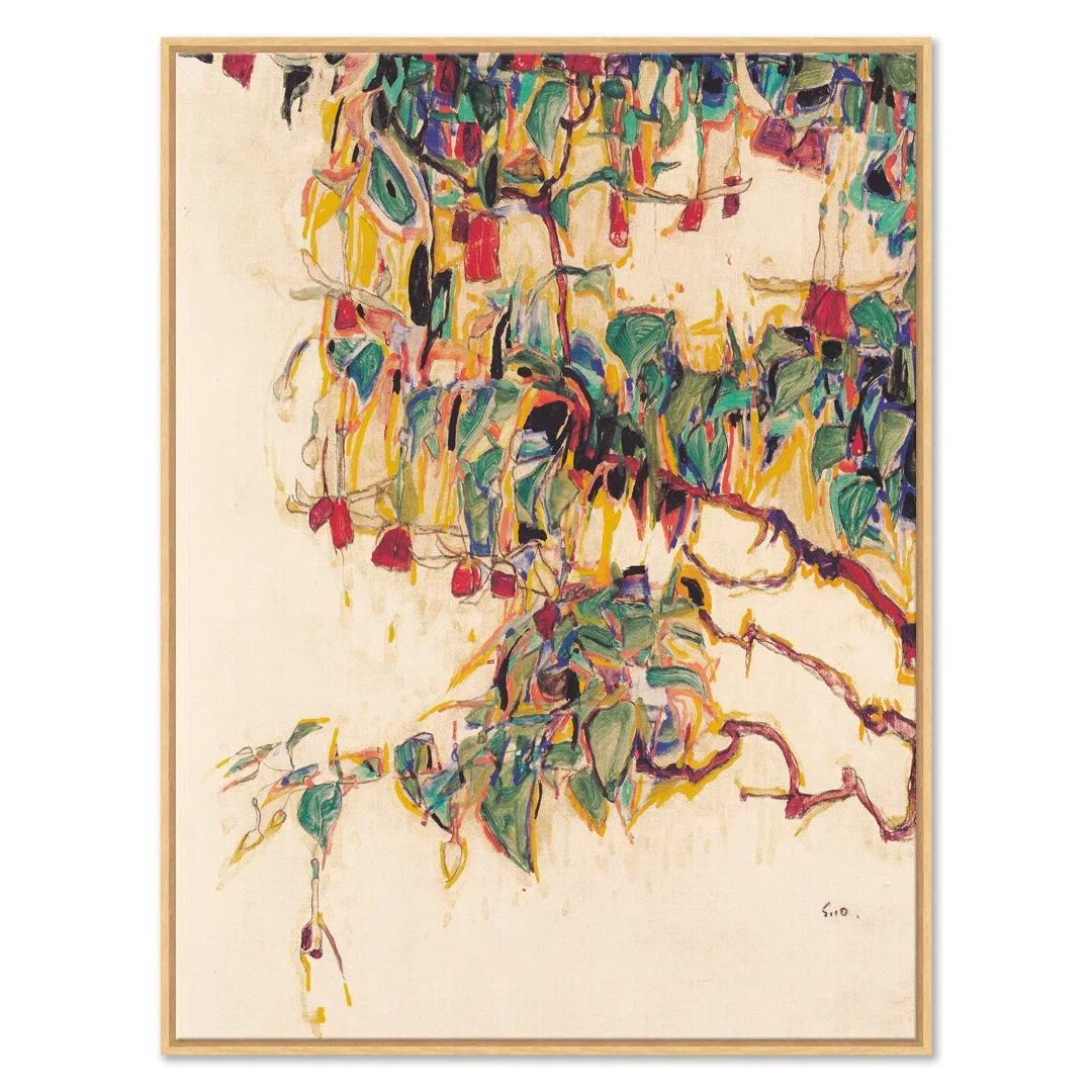 Sonnenbaum, Egon Shiele Print Soicher Marin
