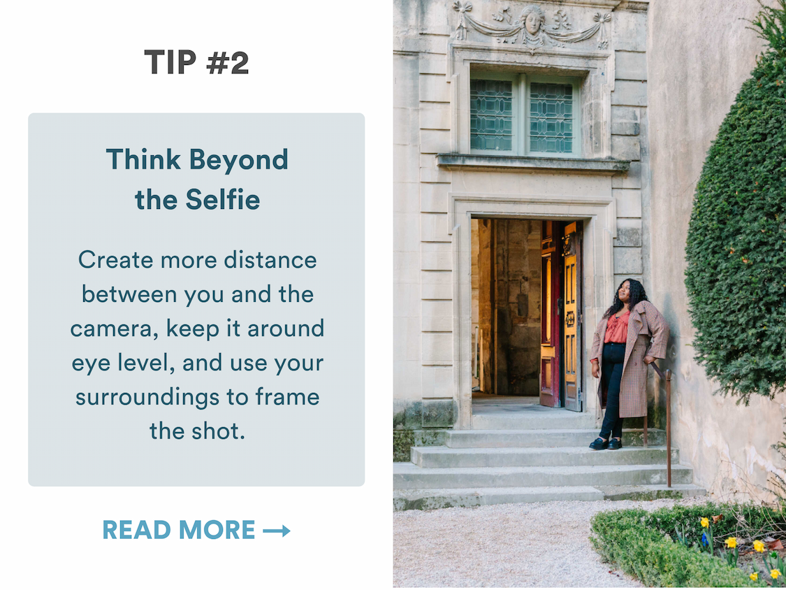 Tip 2: Think Beyond the Selfie