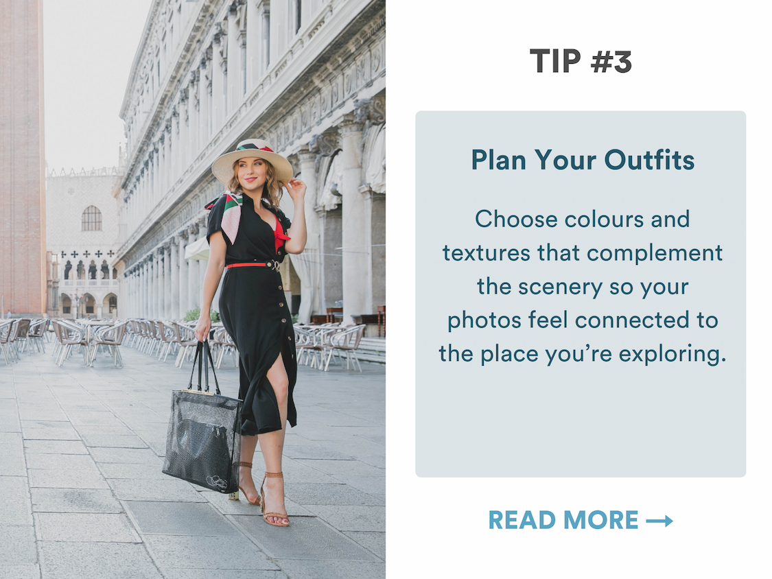 Tip 3: Plan your outfits