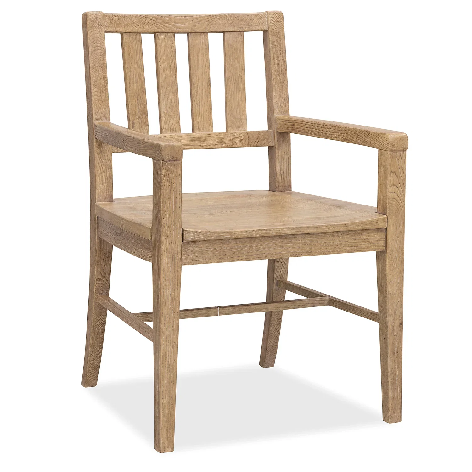 Image of Hooker Furniture Driftwood Splatback Buckboard Arm Chair Set of 2