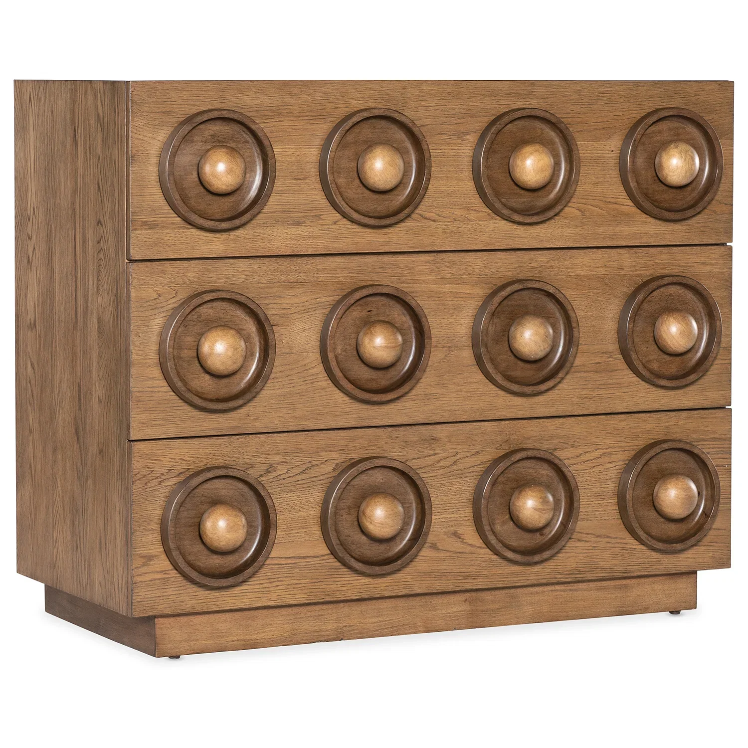 Image of Hooker Furniture Commerce and Market Knobby 3-Drawer Accent Chest