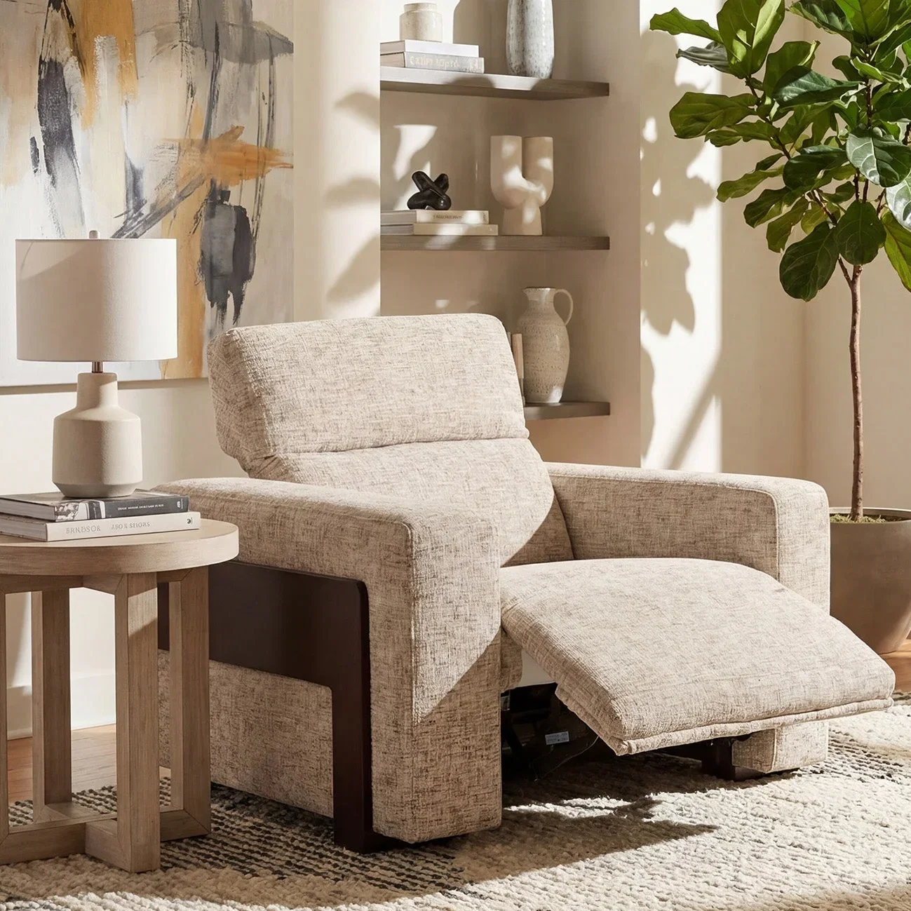 Image of Hooker Furniture Atlas Power Recliner with Power Headrest