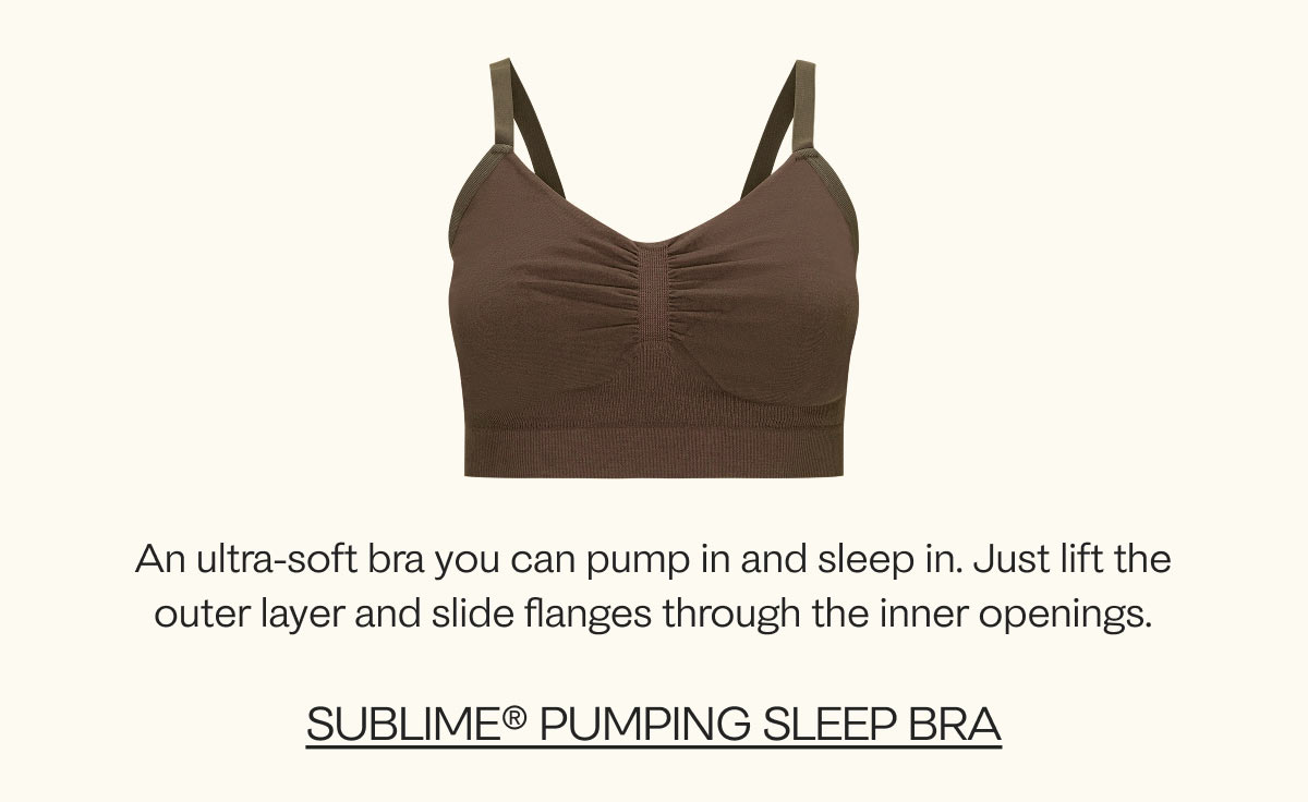 Sublime Pumping Sleep Bra