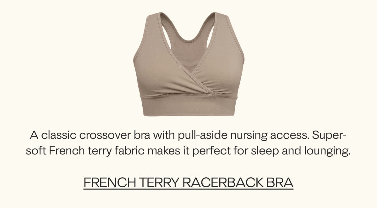 French Terry Racerback Bra