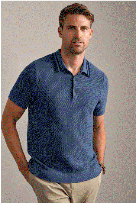 Fine Knit Sweater Polo