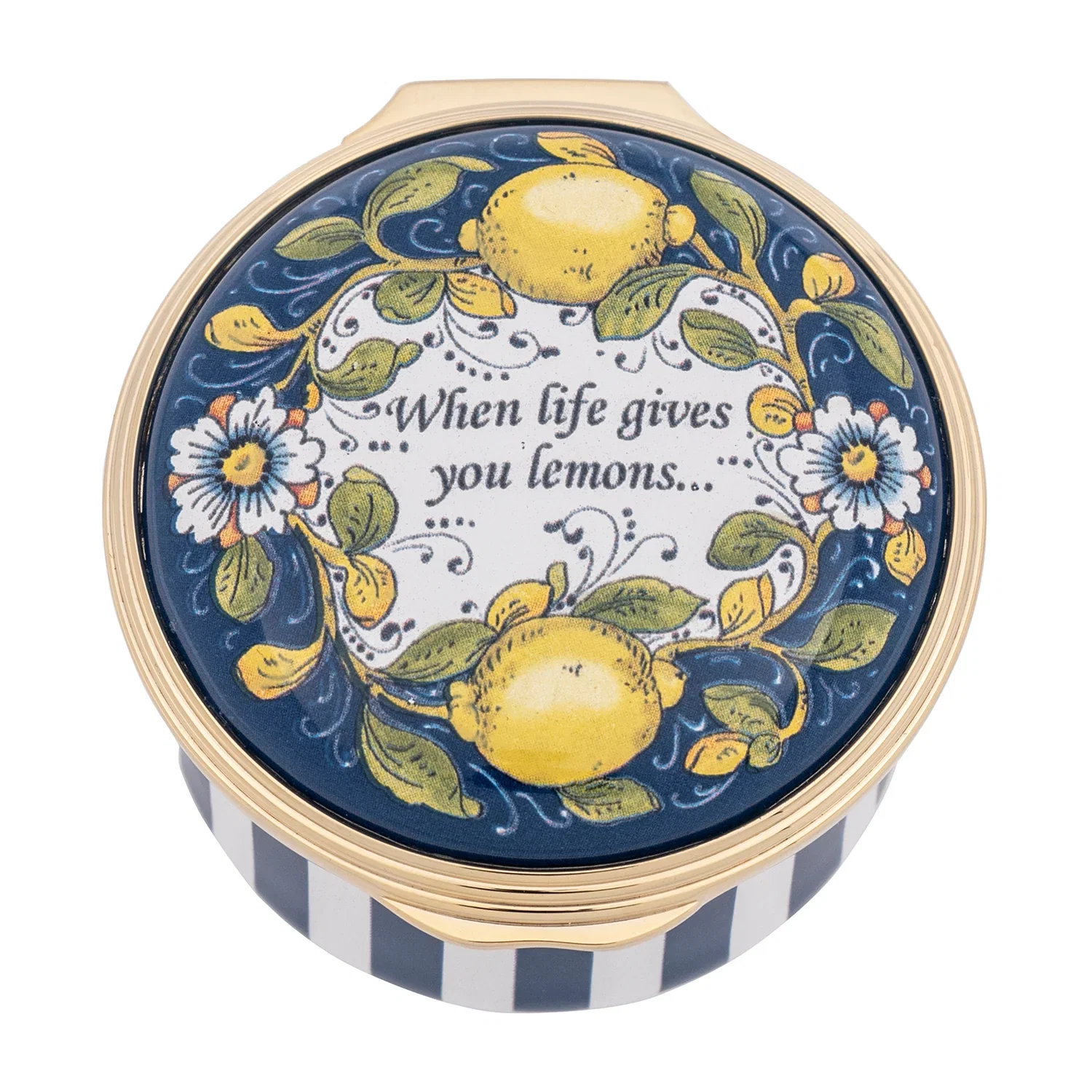 Image of "When Life Gives you Lemons" Enamel Box