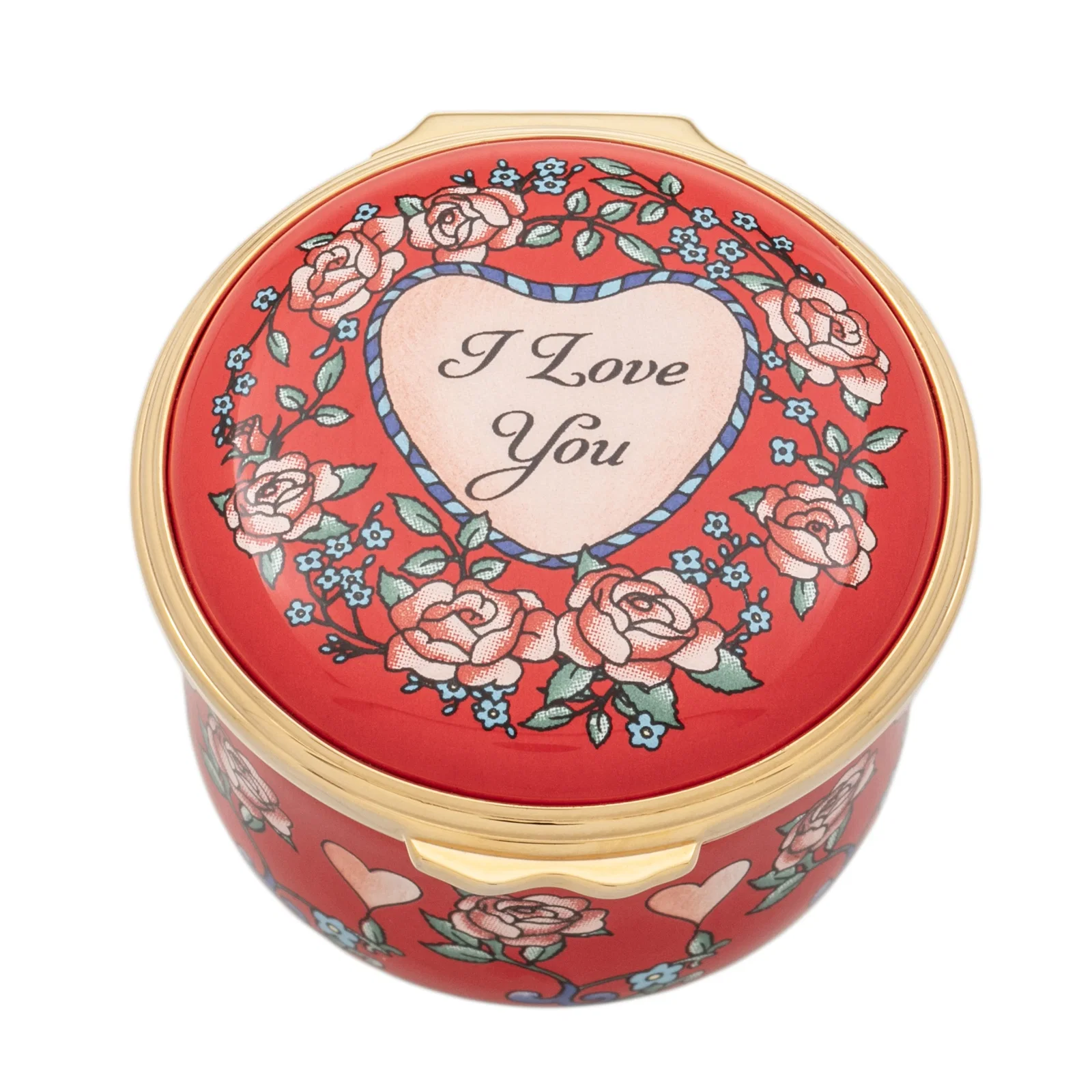 Image of "I Love You" Enamel Box