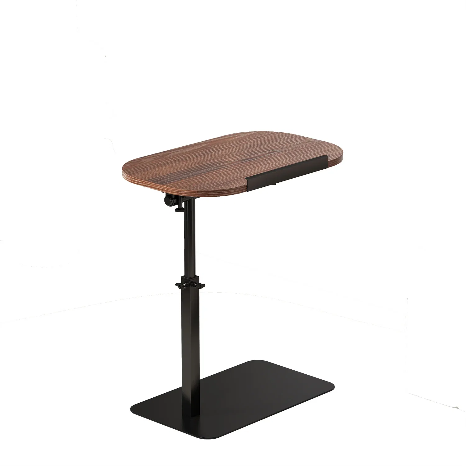 Image of Minimalist Height Adjustable Side Table Sofa Tray for Beds & Couch