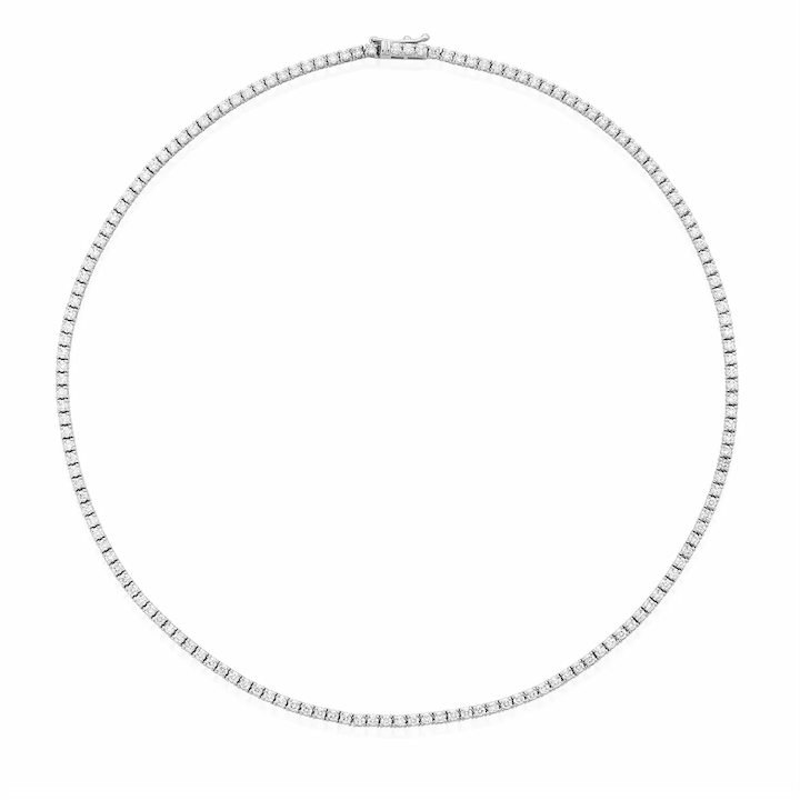 Lab Grown Diamond Tennis Necklace