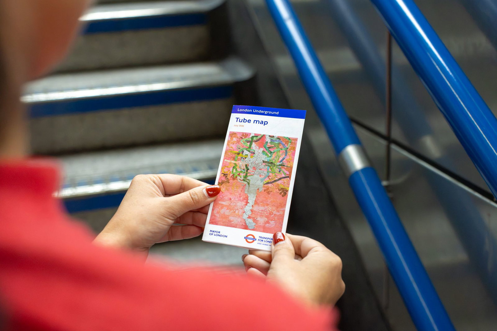Tube map with Art on the Underground cover