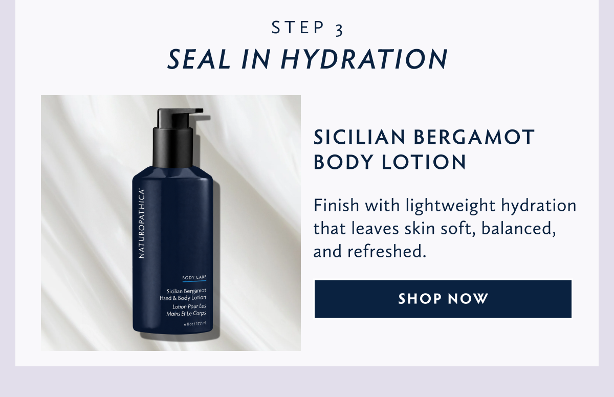 Step 3 Shop Sicilian Bergamot Body Lotion