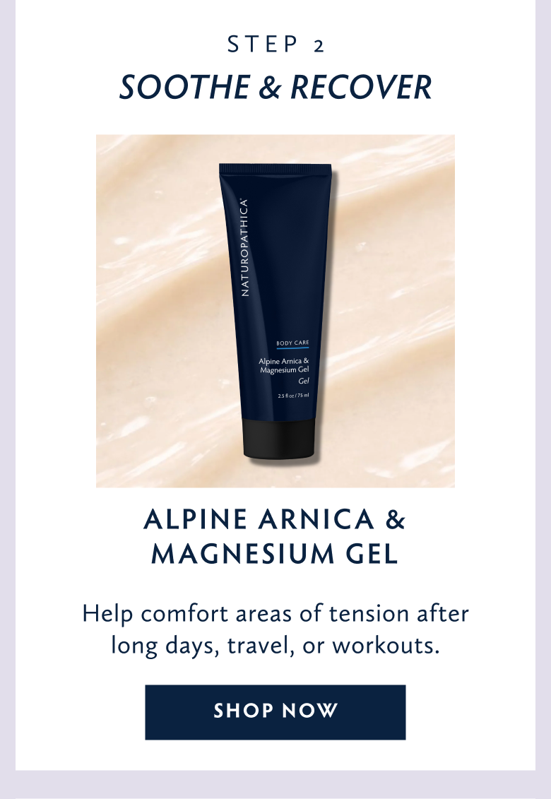 Step 2 Shop Alpine Arnica & Magnesium Gel
