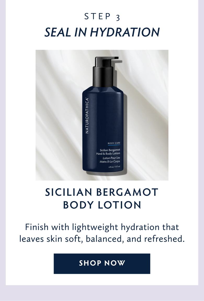 Step 3 Shop Sicilian Bergamot Body Lotion