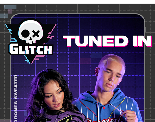 HT and Glitch Productions. Shop now.