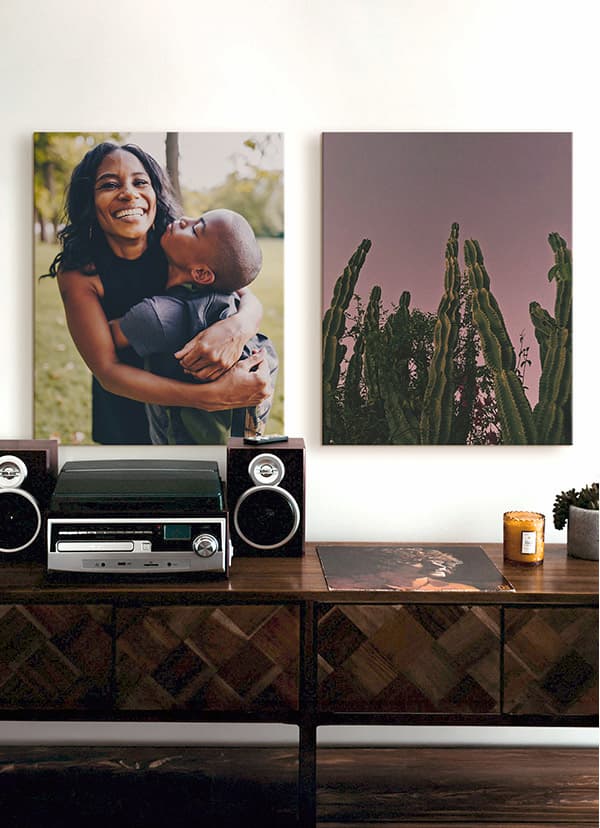First days aren't just hard for the kiddos. See them more at home by printing your kids on canvas! Shop 16x20 Canvas