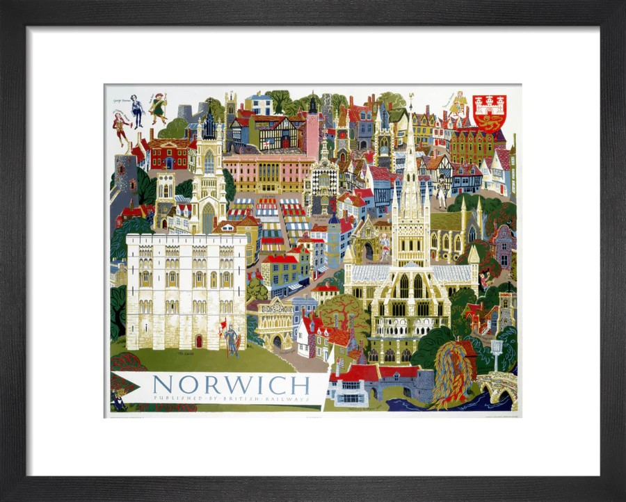 'Norwich', BR poster, 1950s