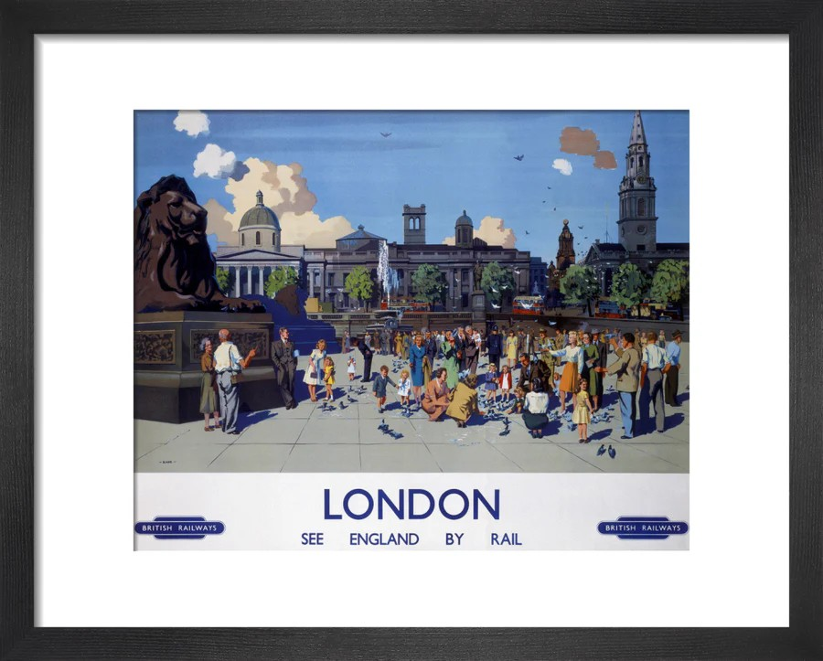 'London', BR poster, 1950s