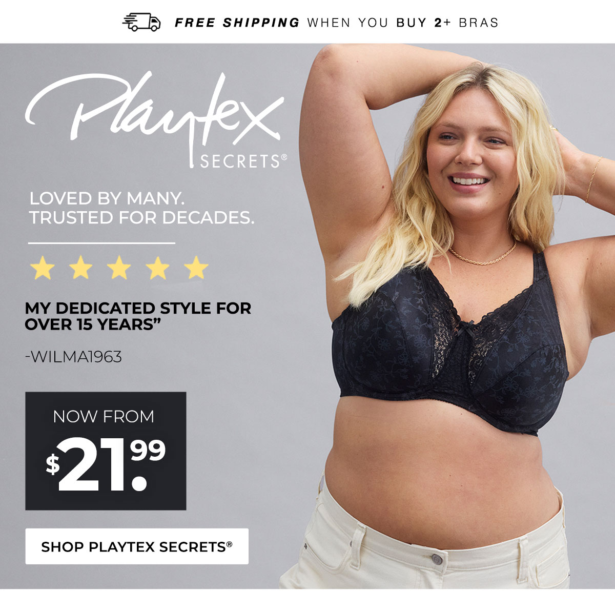 Shop Playtex Secrets