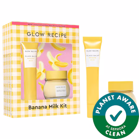 Banana Moisturizing Cream & Shimmer Lip Treatment Duo
