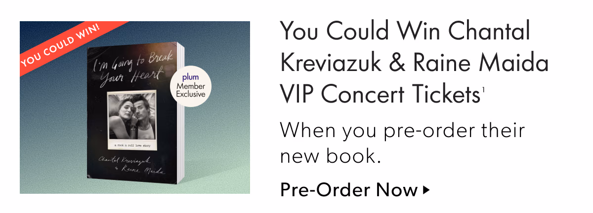 You Could Win Chantal Kreviazuk & Raine Maida VIP Concert Tickets | When you pre-order their new book.
