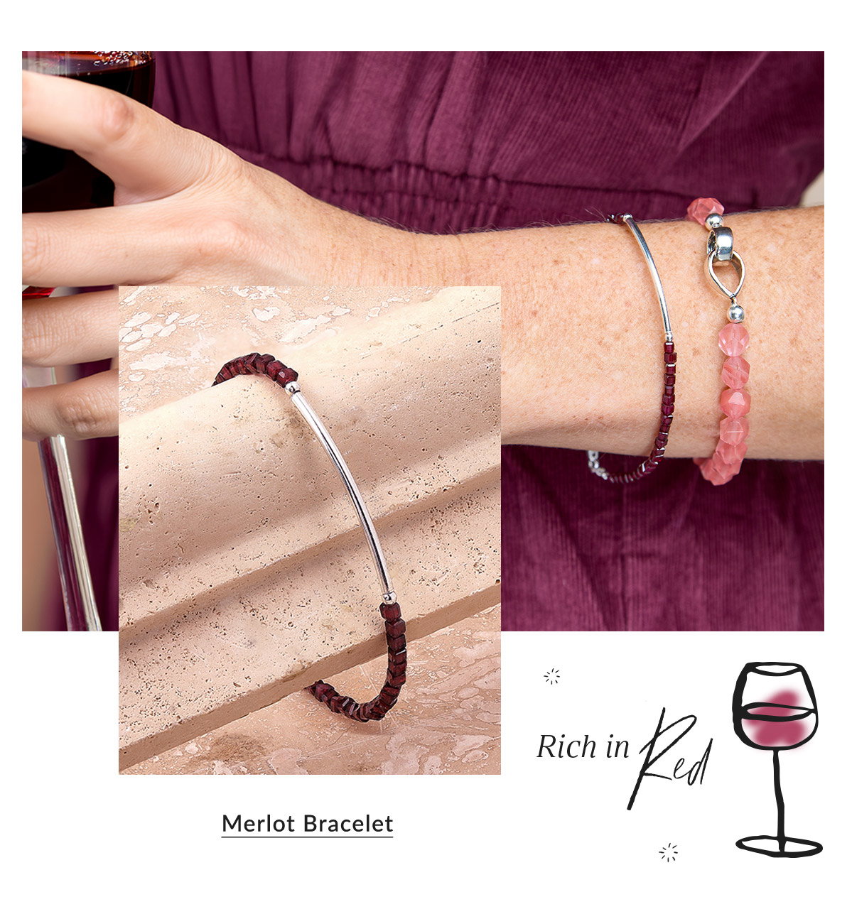Merlot Bracelet