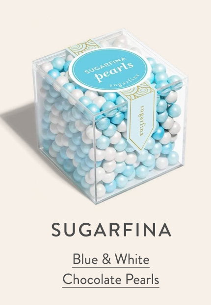 Blue & White Chocolate Pearls 