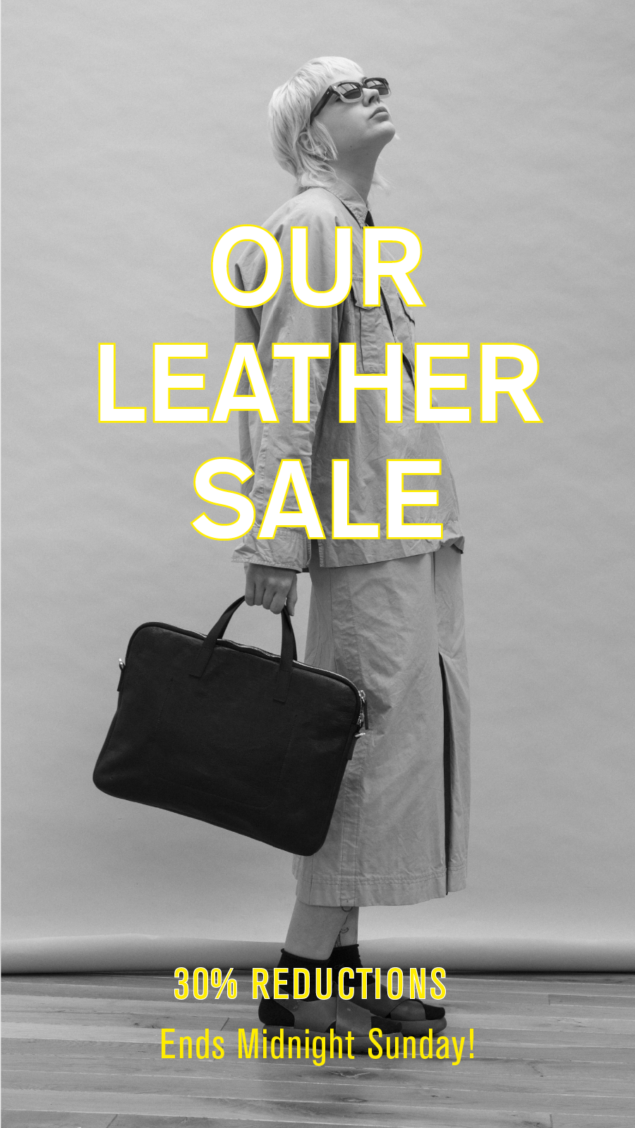 Our leather Sale, Ends Midnight sunday
